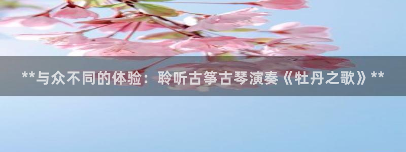 凯发k8国际官网可靠吗：**与众不同的体验：聆听古筝古琴演奏